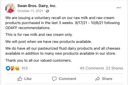 Swan Bros. Dairy Farm