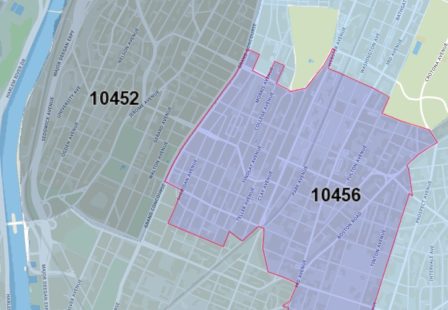 NYC Legionnaires Disease outbreak affected area