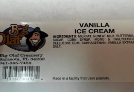 Big Olaf Ice Cream Listeria Recall and Outbreak