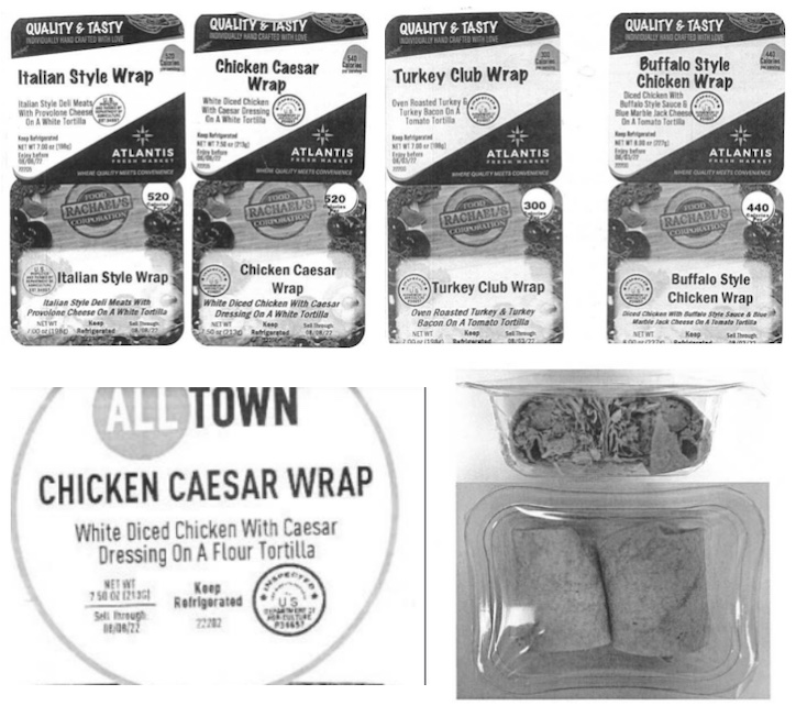 Sandwich Wrap Listeria Recall