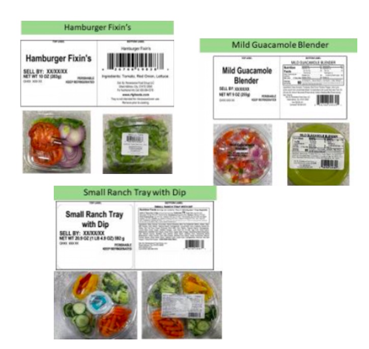 Cut Vegetable Listeria Recall at Kroger