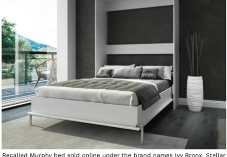 Murphy bed recall