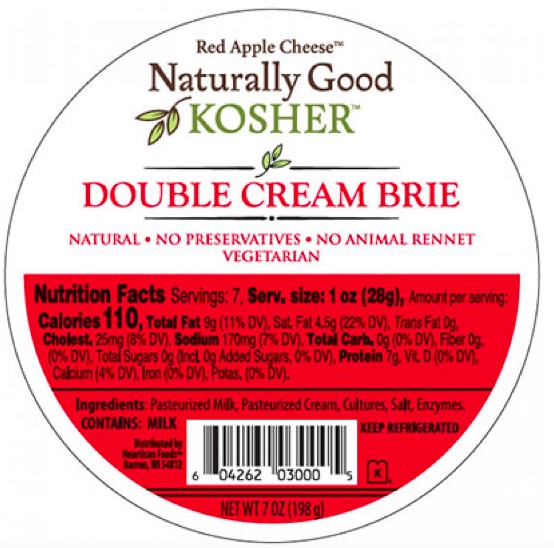 Red Apple Cheese Naturally Good Kosher