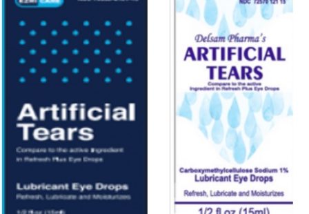 EzriCare and Delsam Pharma artificial tears