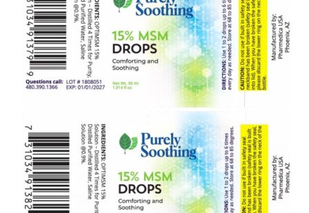 Purely Soothing eye drops recall