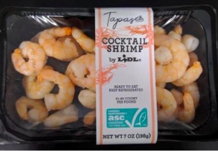 Tapas shrimp recall at LIDL