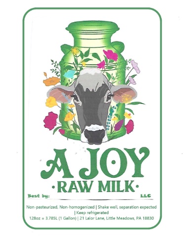 A Joy Raw Milk Listeria Recall