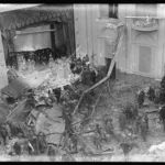 Knickerbocker Theater Collapse - Photo of debris covering audience seating area