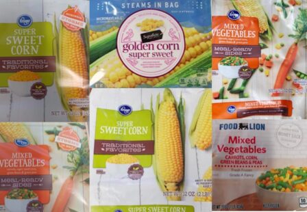 Frozen Vegetable Listeria Recall at Kroger and Food Lion