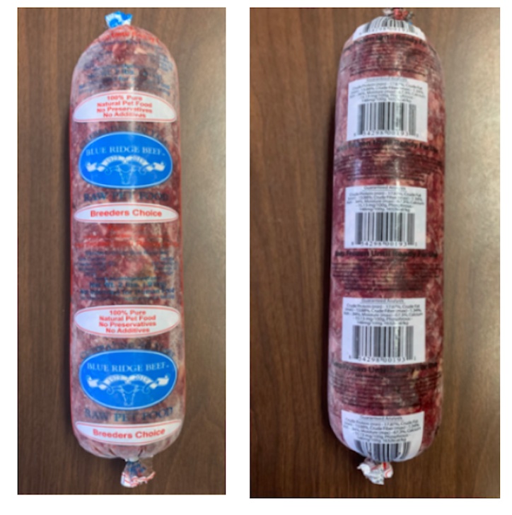 Blue Ridge Beef Breeders Choie Salmonella Recall