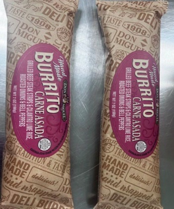 Don Miguel Carne Asada Burrito Listeria recall