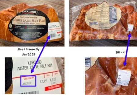 Kirkland ham Listeria Recall