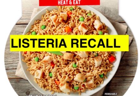 Listeria recall fro chicken fried rice at Walmart