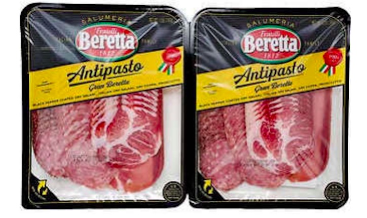 Fratelli Beretta antipasto Salmonella recall