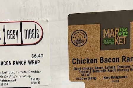 Big Y Price Chopper Listeria Sandwich Wrap