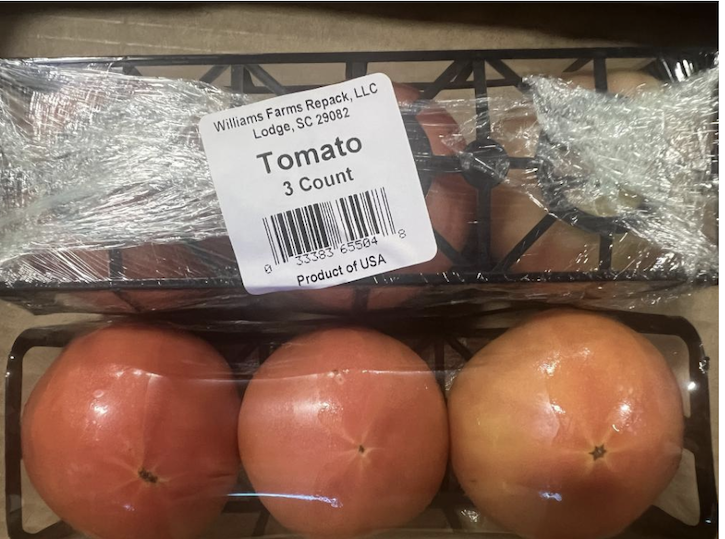Williams Farms Salmonella Tomato Recall