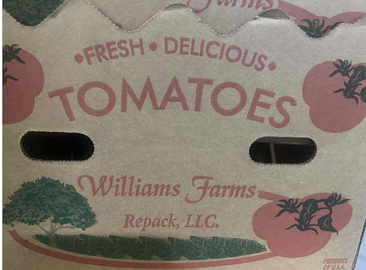 Williams Farms Salmonella Tomato Recall