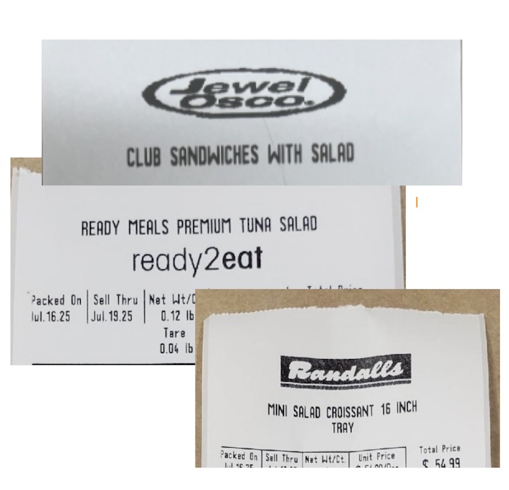Tuna sandwich Listeria recall