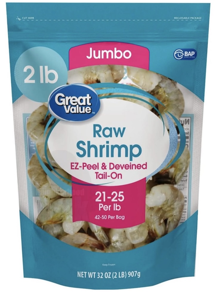 Cesium in Great Value Shrimp