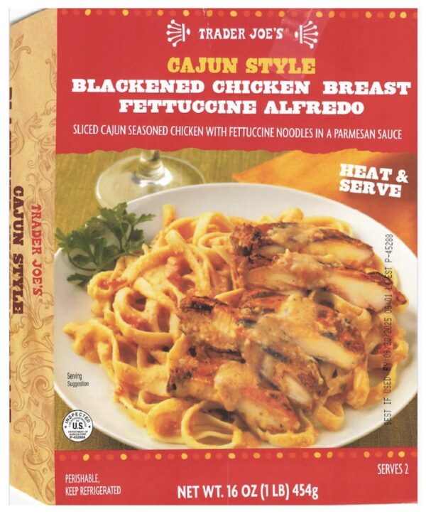 Trader Joe's Fettucine health alert for Lisetria