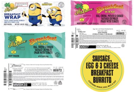 Breakfast wrap Listeria recall