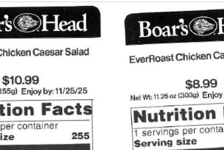 Boar's Head Listeria romano recall