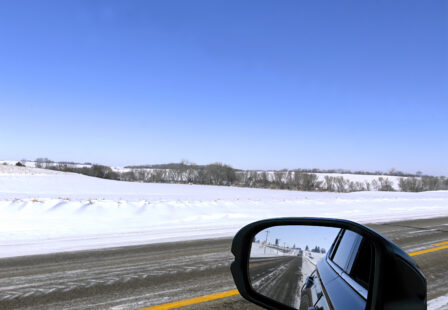Rural road in Minnesota