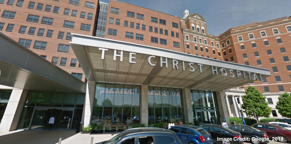 Christ Hospital, Cincinnati, Ohio. Site of a deadly 2025 Legionnaires' Disease Outbreak