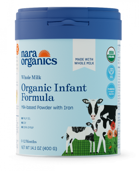 Nara Organics Infant Formula Front of Container
