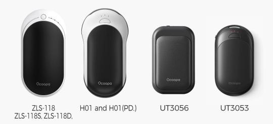 Recalled OCOOPA rechargeable hand warmers associated with fire and burn hazards.
